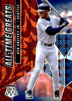 2021 Panini Mosaic - All-Time Greats Reactive Red #ATG7 Ken Griffey Jr. Front