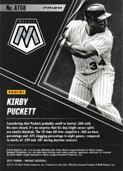2021 Panini Mosaic - All-Time Greats Red #ATG8 Kirby Puckett Back