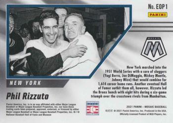 2021 Panini Mosaic - Eyes on the Prize #EOP1 Phil Rizzuto Back