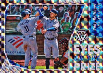 2021 Panini Mosaic - Eyes on the Prize Mosaic #EOP5 Cody Bellinger Front