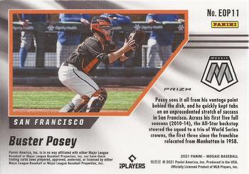 2021 Panini Mosaic - Eyes on the Prize Mosaic #EOP11 Buster Posey Back