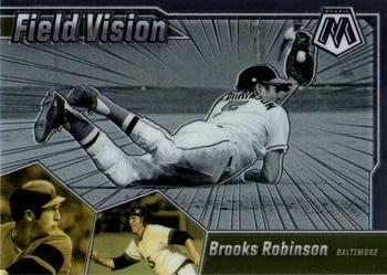 2021 Panini Mosaic - Field Vision #FV9 Brooks Robinson Front