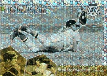 2021 Panini Mosaic - Field Vision Quick Pitch #FV9 Brooks Robinson Front