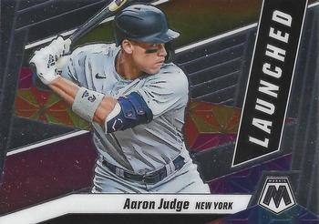 2021 Panini Mosaic - Launched #L2 Aaron Judge Front