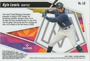 2021 Panini Mosaic - Launched #L8 Kyle Lewis Back