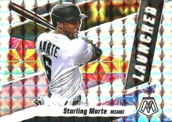 2021 Panini Mosaic - Launched Mosaic #L7 Starling Marte Front
