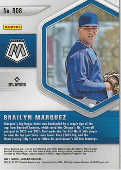 2021 Panini Mosaic - Rookie Debut #RD8 Brailyn Marquez Back