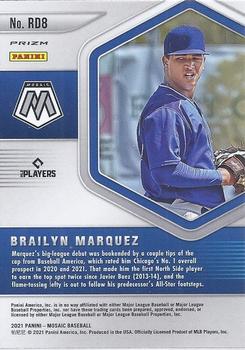 2021 Panini Mosaic - Rookie Debut Quick Pitch #RD8 Brailyn Marquez Back