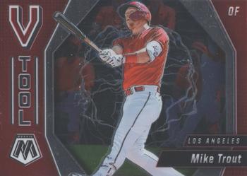 2021 Panini Mosaic - V Tool #VT4 Mike Trout Front