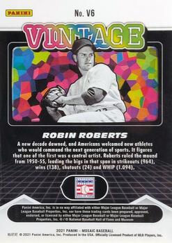 2021 Panini Mosaic - Vintage #V6 Robin Roberts Back