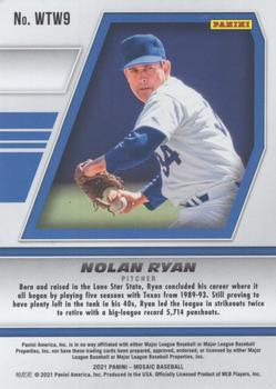 2021 Panini Mosaic - Will to Win #WTW9 Nolan Ryan Back