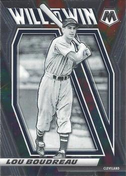 2021 Panini Mosaic - Will to Win #WTW11 Lou Boudreau Front