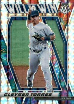 2021 Panini Mosaic - Will to Win Mosaic #WTW7 Gleyber Torres Front