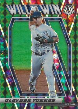 2021 Panini Mosaic - Will to Win Green #WTW7 Gleyber Torres Front