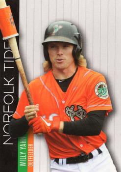 2021 Choice Norfolk Tides #34 Willy Yahn Front