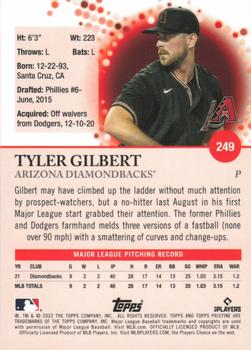 2022 Topps Pristine #249 Tyler Gilbert Back