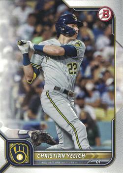 2022 Bowman #94 Christian Yelich Front