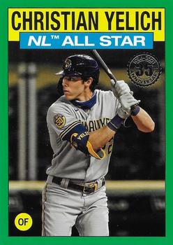 2021 Topps - 1986 Topps Baseball 35th Anniversary All-Stars Green #86AS-27 Christian Yelich Front