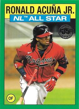 2021 Topps - 1986 Topps Baseball 35th Anniversary All-Stars Green #86AS-39 Ronald Acuña Jr. Front
