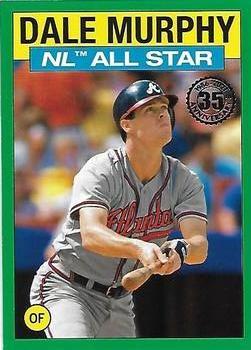 2021 Topps - 1986 Topps Baseball 35th Anniversary All-Stars Green #86AS-45 Dale Murphy Front