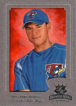 2003 Donruss/Leaf/Playoff (DLP) Rookies & Traded - 2003 Donruss Diamond Kings Rookies & Traded Framed Gray (Silver Foil) #184 Guillermo Quiroz Front