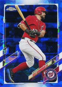 2021 Topps Chrome Sapphire Edition #473 Kyle Schwarber Front