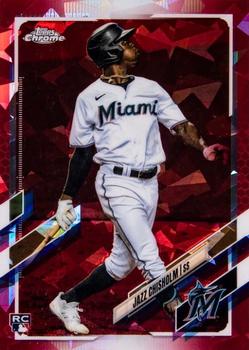 2021 Topps Chrome Sapphire Edition - Red #538 Jazz Chisholm Front