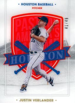 2021 Panini Chronicles - Holo Gold #17 Justin Verlander Front