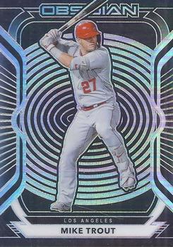 2021 Panini Chronicles - Obsidian #50 Mike Trout Front