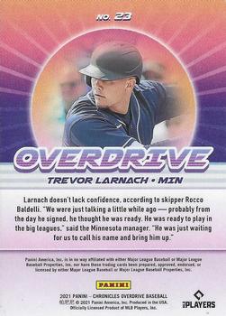 2021 Panini Chronicles - Overdrive #23 Trevor Larnach Back