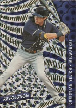 2021 Panini Chronicles - Revolution Groove #23 Christian Yelich Front