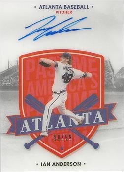2021 Panini Chronicles - America's Pastime Autographs #AP-IA Ian Anderson Front