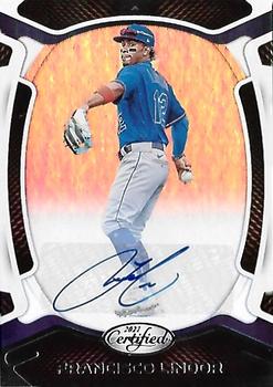 2021 Panini Chronicles - Certified Autographs #32 Francisco Lindor Front