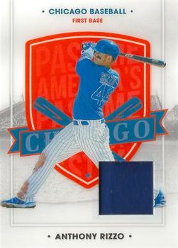 2021 Panini Chronicles - America's Pastime Swatches #23 Anthony Rizzo Front