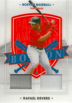 2021 Panini Chronicles - America's Pastime Dual Swatches #5 Rafael Devers Front
