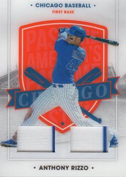 2021 Panini Chronicles - America's Pastime Dual Swatches #23 Anthony Rizzo Front