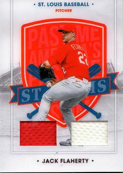 2021 Panini Chronicles - America's Pastime Dual Swatches #28 Jack Flaherty Front