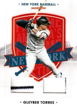 2021 Panini Chronicles - America's Pastime Dual Swatches #50 Gleyber Torres Front