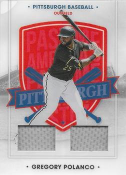 2021 Panini Chronicles - America's Pastime Dual Swatches #64 Gregory Polanco Front