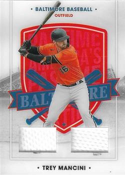 2021 Panini Chronicles - America's Pastime Dual Swatches #88 Trey Mancini Front