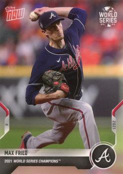 2021 Topps Now World Series Champions Atlanta Braves #WS-3 Max Fried Front