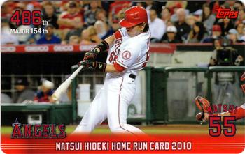 2010 Topps NTV Hideki Matsui Homerun Cards #486 Hideki Matsui Front