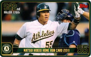 2011 Topps NTV Hideki Matsui Homerun Cards #502 Hideki Matsui Front