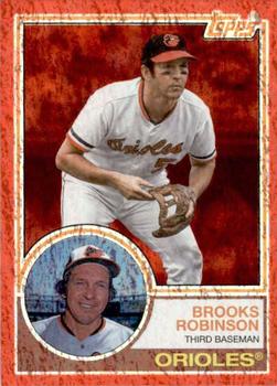 2021 Topps Archives - Red Hot Foil #165 Brooks Robinson Front
