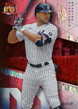 2021 Topps Archives - Red Hot Foil #295 Giancarlo Stanton Front