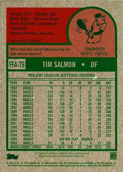 2021 Topps Archives - Fan Favorites Autographs #FFA-TS Tim Salmon Back