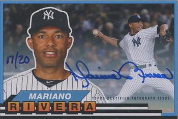2021 Topps Archives - 1989 Topps Big Minis Autographs #TBM-34 Mariano Rivera Front