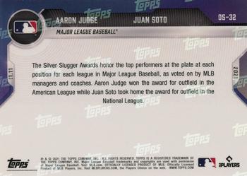 2021-22 Topps Now Off-Season #OS-32 Aaron Judge / Juan Soto Back