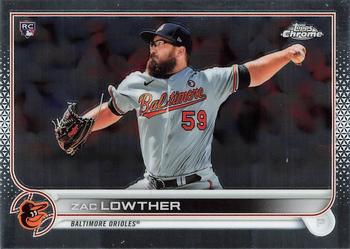 2022 Topps Chrome #159 Zac Lowther Front
