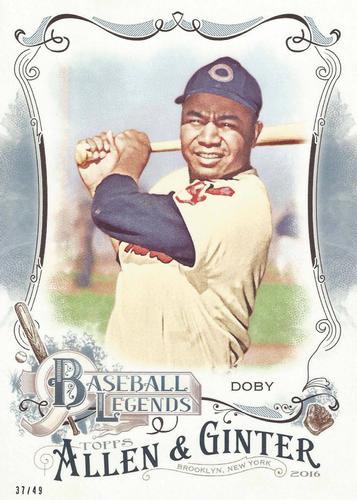 2016 Topps Allen & Ginter Baseball Legends 5x7 #BL-14 Larry Doby Front